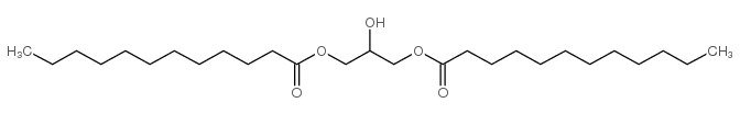 1,3-Dilauroyl-glycerol Structure