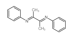Benzenamine,N,N'-(1,2-dimethyl-1,2- ethanediylidene)bis- Structure