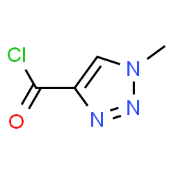 1H-1,2,3-Triazole-4-carbonyl chloride, 1-methyl- (9CI)结构式