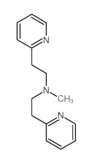 N-甲基-N,N-双(2-吡啶基乙基)胺结构式