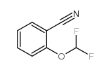 2-(二氟甲氧基)苯腈结构式