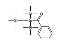 phenyl-tris(trimethylsilyl)silylmethanone Structure