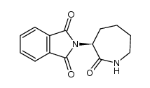 (S)-hexahydro-3-phthalimido-2H-azepin-2-one结构式
