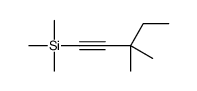 3,3-Dimethyl-1-trimethylsilyl-1-pentyne Structure