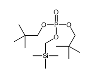 bis(2,2-dimethylpropyl) trimethylsilylmethyl phosphate结构式