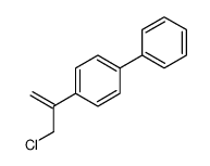 1-(3-chloroprop-1-en-2-yl)-4-phenylbenzene Structure