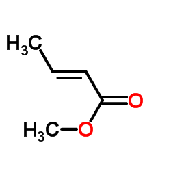 Methyl (2E)-2-butenoate Structure