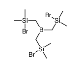bis[[bromo(dimethyl)silyl]methyl]boranylmethyl-bromo-dimethylsilane Structure