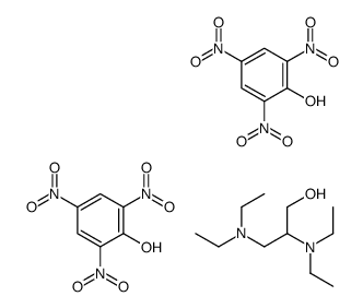 2,3-bis(diethylamino)propan-1-ol,2,4,6-trinitrophenol Structure