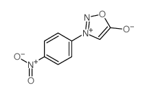 Sydnone, 3- (p-nitrophenyl)-结构式