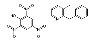 2-benzyl-3-methylpyridine,2,4,6-trinitrophenol Structure