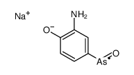 sodium,2-amino-4-arsorosophenolate Structure