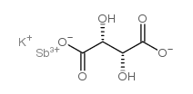 antimony(3+) potassium [R-(R*,R*)]-monotartrate structure
