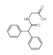 二苯基乙酰基氨基乙酸结构式