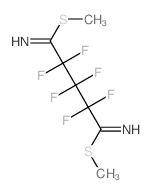 2,2,3,3,4,4-hexafluoro-1,5-bis(methylsulfanyl)pentane-1,5-diimine结构式