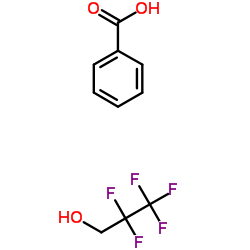 benzoic acid,2,2,3,3,3-pentafluoropropan-1-ol Structure