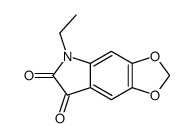 5-ethyl-[1,3]dioxolo[4,5-f]indole-6,7-dione结构式