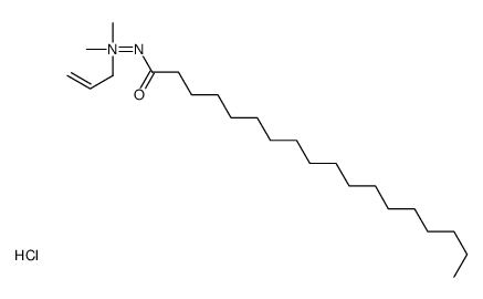 dimethyl-(octadecanoylamino)-prop-2-enylazanium,chloride Structure