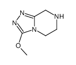 5,6,7,8-四氢-3-甲氧基-1,2,4-噻唑并[4,3-a]吡嗪结构式