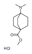 METHYL 4-(DIMETHYLAMINO)BICYCLO[2.2.2]OCTANE-1-CARBOXYLATE HYDROCHLORIDE structure