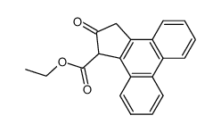 2-oxo-2,3-dihydro-1H-cyclopenta[l]phenanthrene-1-carboxylic acid ethyl ester Structure