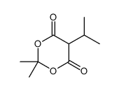 2,2-dimethyl-5-propan-2-yl-1,3-dioxane-4,6-dione Structure