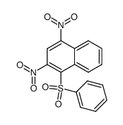 (2,4-dinitro-[1]naphthyl)-phenyl sulfone Structure