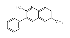 6-甲基-3-苯基-2-喹啉醇结构式
