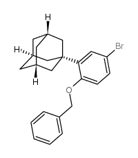 2-金刚烷-1-苄氧基-4-溴苯结构式
