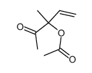 3-methyl-4-oxopent-1-en-3-yl acetate Structure