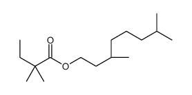 [(3R)-3,7-dimethyloctyl] 2,2-dimethylbutanoate结构式