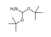 bis[(2-methylpropan-2-yl)oxy]methylsilane Structure