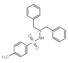 N,N-dibenzyl-4-methyl-benzenesulfonohydrazide结构式
