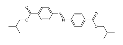 diisobutyl 4,4'-(diazene-1,2-diyl)dibenzoate Structure