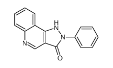 2-phenylpyrazolo(4,3-c)quinolin-3(5H)-one结构式