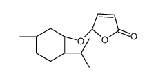 (5R)-5-((5R)-2-异丙基-5-甲基环己基氧基)呋喃-2(5H)-酮结构式