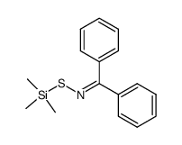 N-(diphenylmethylene)-S-(trimethylsilyl)thiohydroxylamine Structure