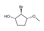 Cyclopentanol, 2-bromo-3-methoxy-, (1-alpha-,2-ba-,3-alpha-)- (9CI)结构式