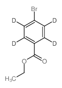 4-溴苯甲酸乙酯-D4结构式