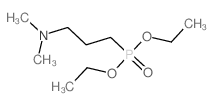 Phosphonicacid, P-[3-(dimethylamino)propyl]-, diethyl ester structure