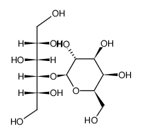 4-O-β-D-galactopyranosyl-D-glucitol结构式