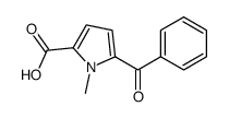 5-苯甲酰基-1-甲基-1H-吡咯-2-羧酸结构式