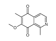 7-methoxy-1,6-dimethyl-5,8-dihydroisoquinoline-5,8-dione Structure