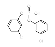 bis(3-chlorophenoxy)phosphinic acid结构式