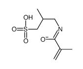 2-methyl-3-[(2-methyl-1-oxoallyl)amino]propanesulphonate Structure