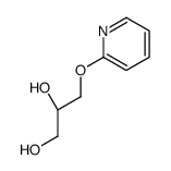 (2R)-3-pyridin-2-yloxypropane-1,2-diol结构式