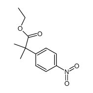 ethyl 2-methyl-2-(4-nitrophenyl)propionate Structure