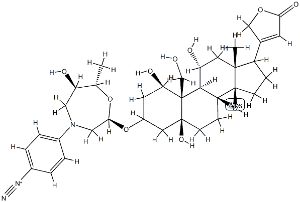 4-aminobenzenediazonium ouabain结构式