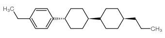 (Trans,trans)-4-(4-ethylphenyl)-4'-propyl-1,1'-bi(cyclohexane) Structure