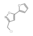 3-(氯甲基)-5-(2-呋喃)异噁唑结构式